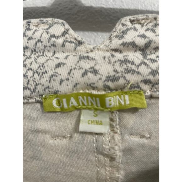 GIANNI BINI Fiona Jean Neon Pop Snakeskin Print Jeans Size S - Picture 6 of 12
